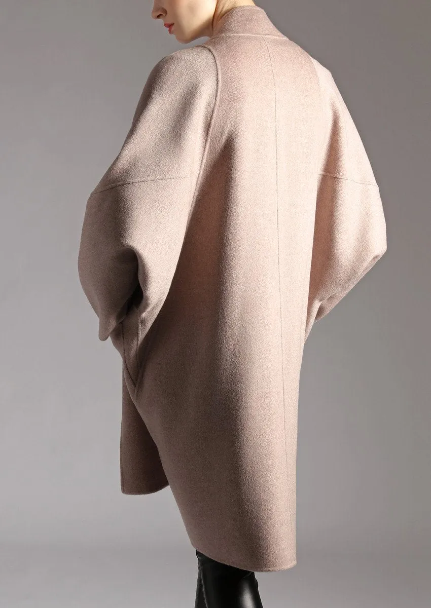 100% cashmere reversible handmade coat