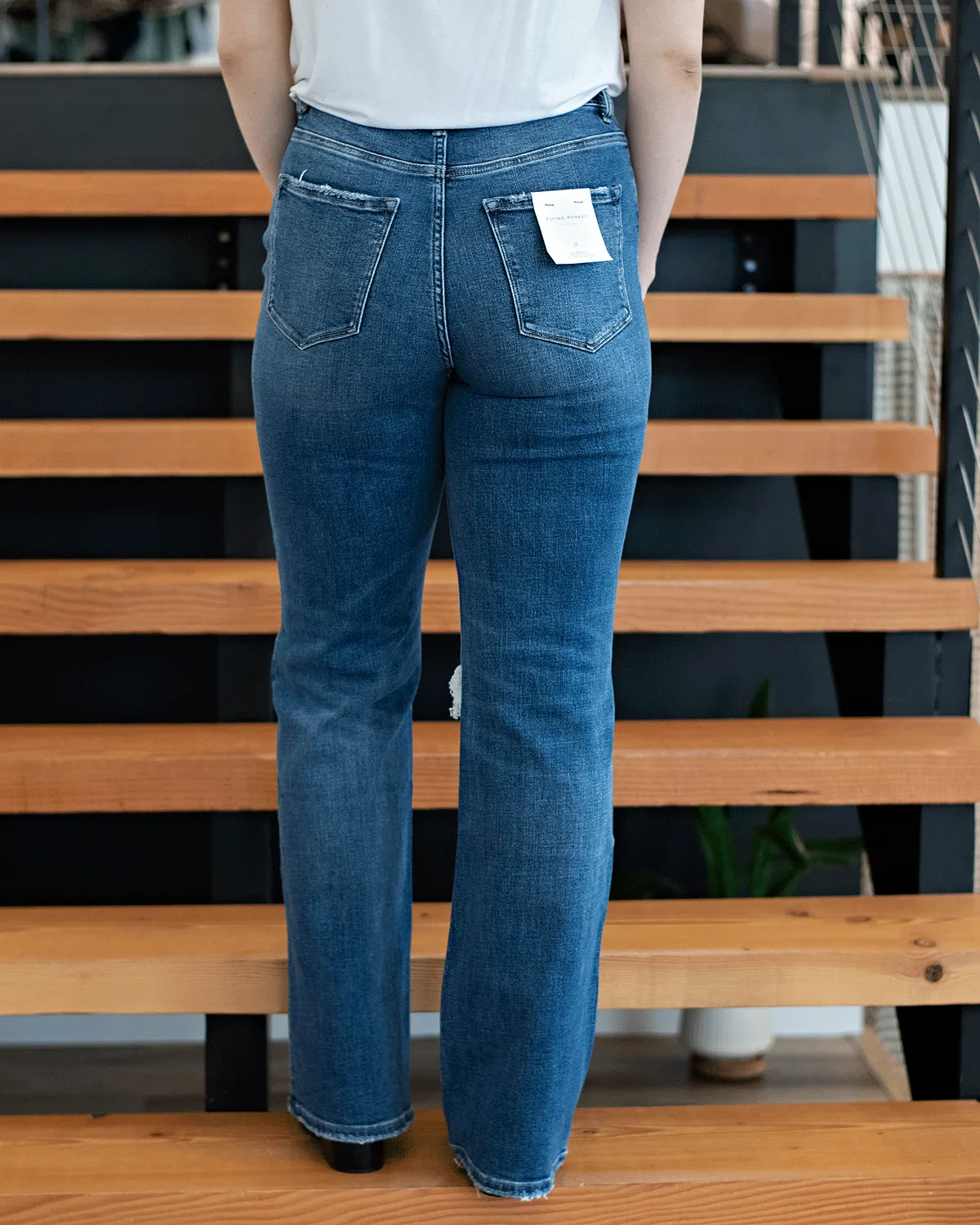 90s Vintage Flare Denim Pants