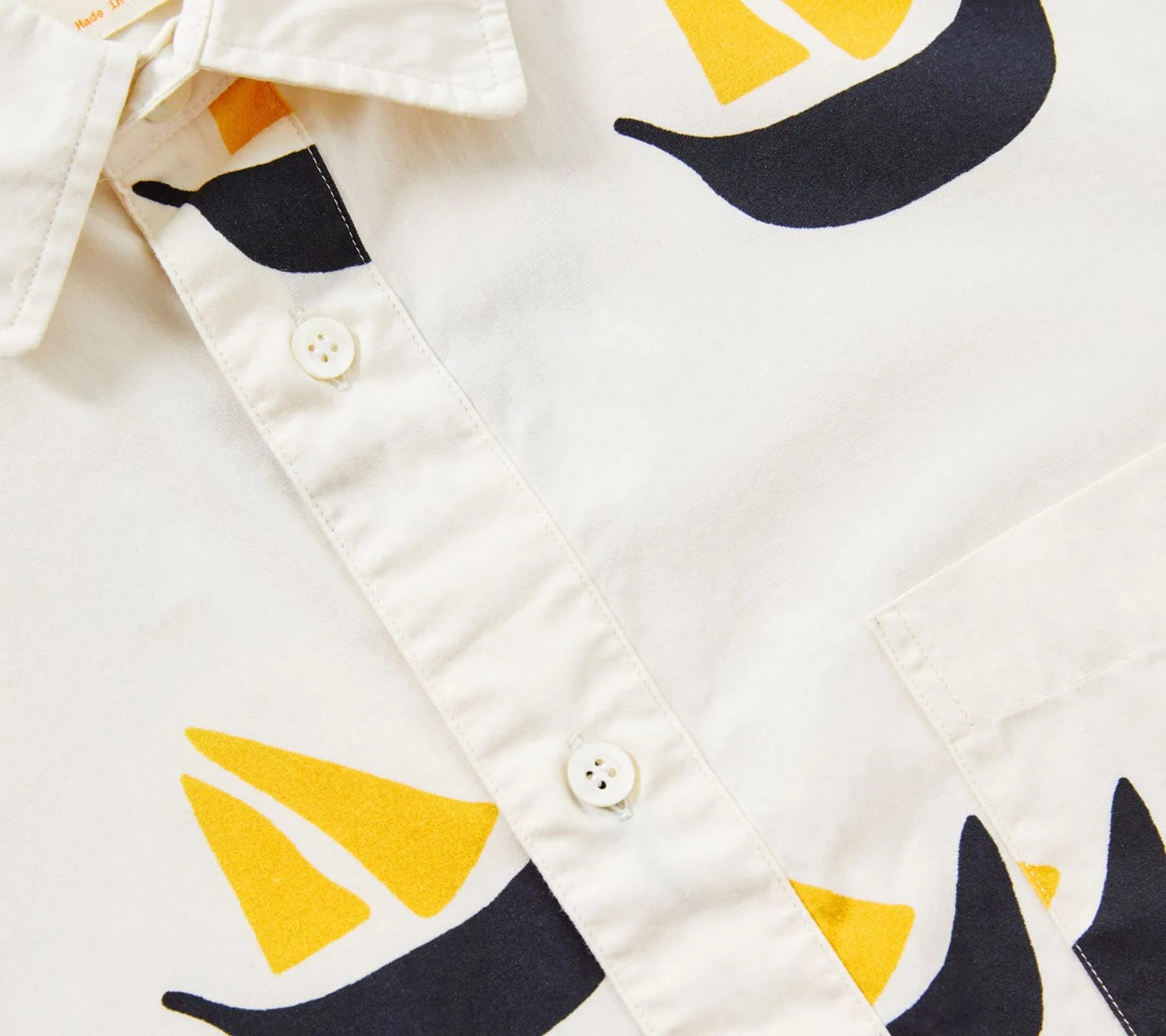 Alegre SS Shirt | Boat/Ecru