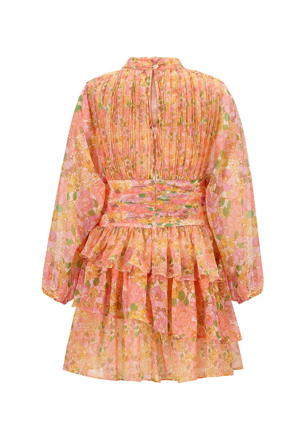 Alexa Floral Frill Dress