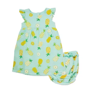 Angel Dear Muslin Sundress & Bloomer--Pineapple