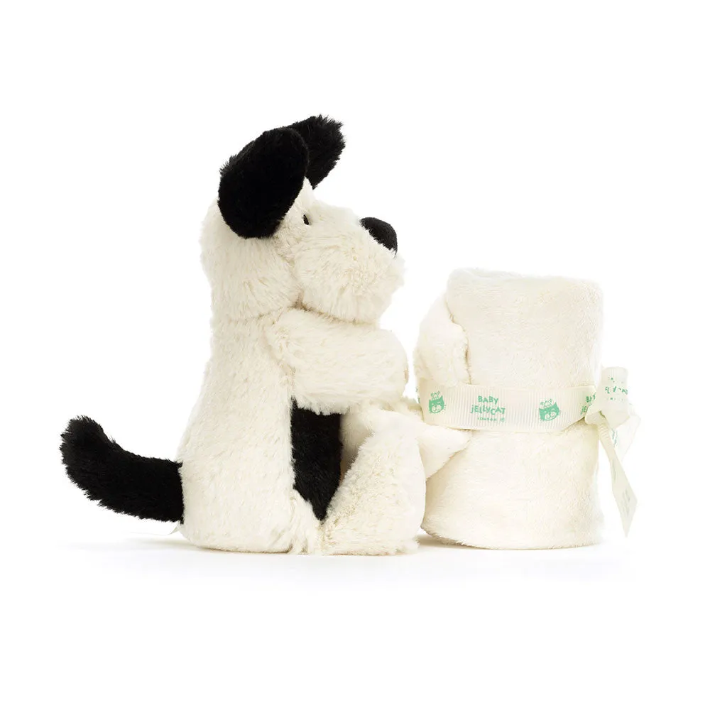 Bashful Black and Cream Puppy Soother