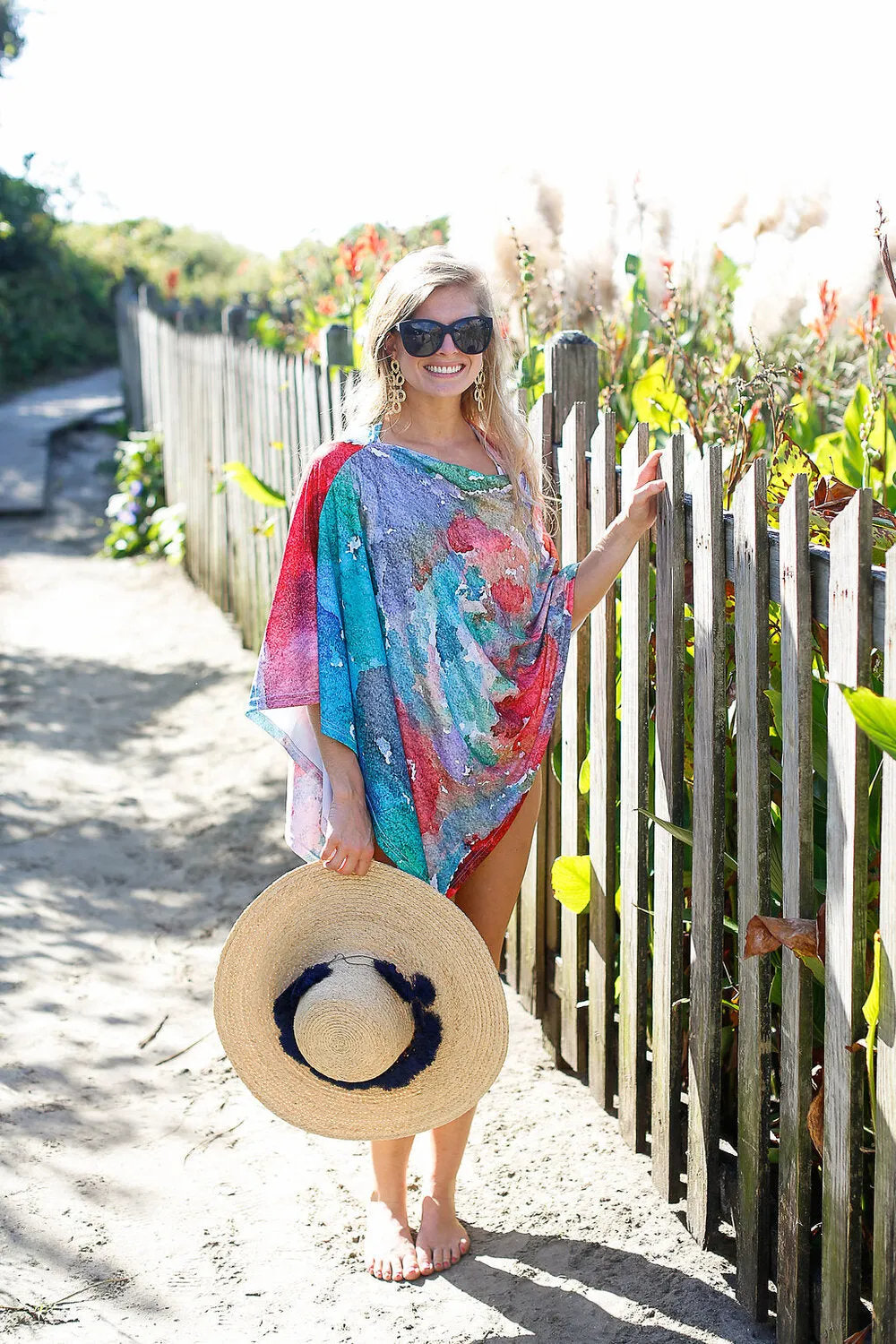 Blissful Dots Party Poncho