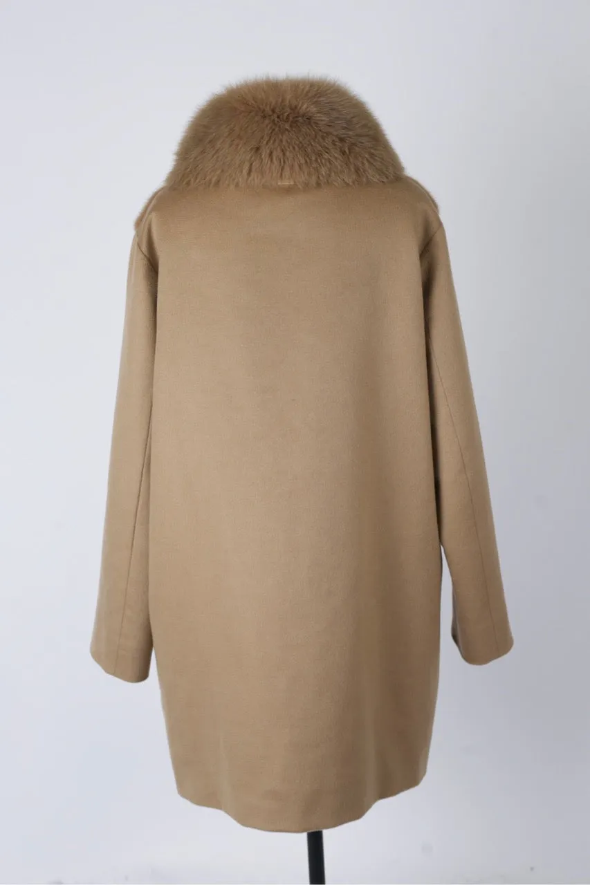 Cashmere Mink Dress Coat