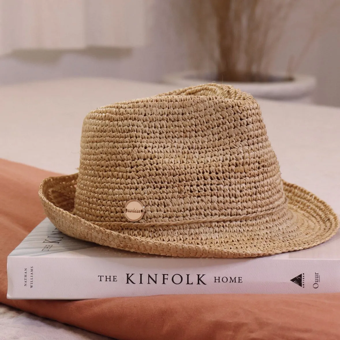 Claire Fedora Raffia Hat