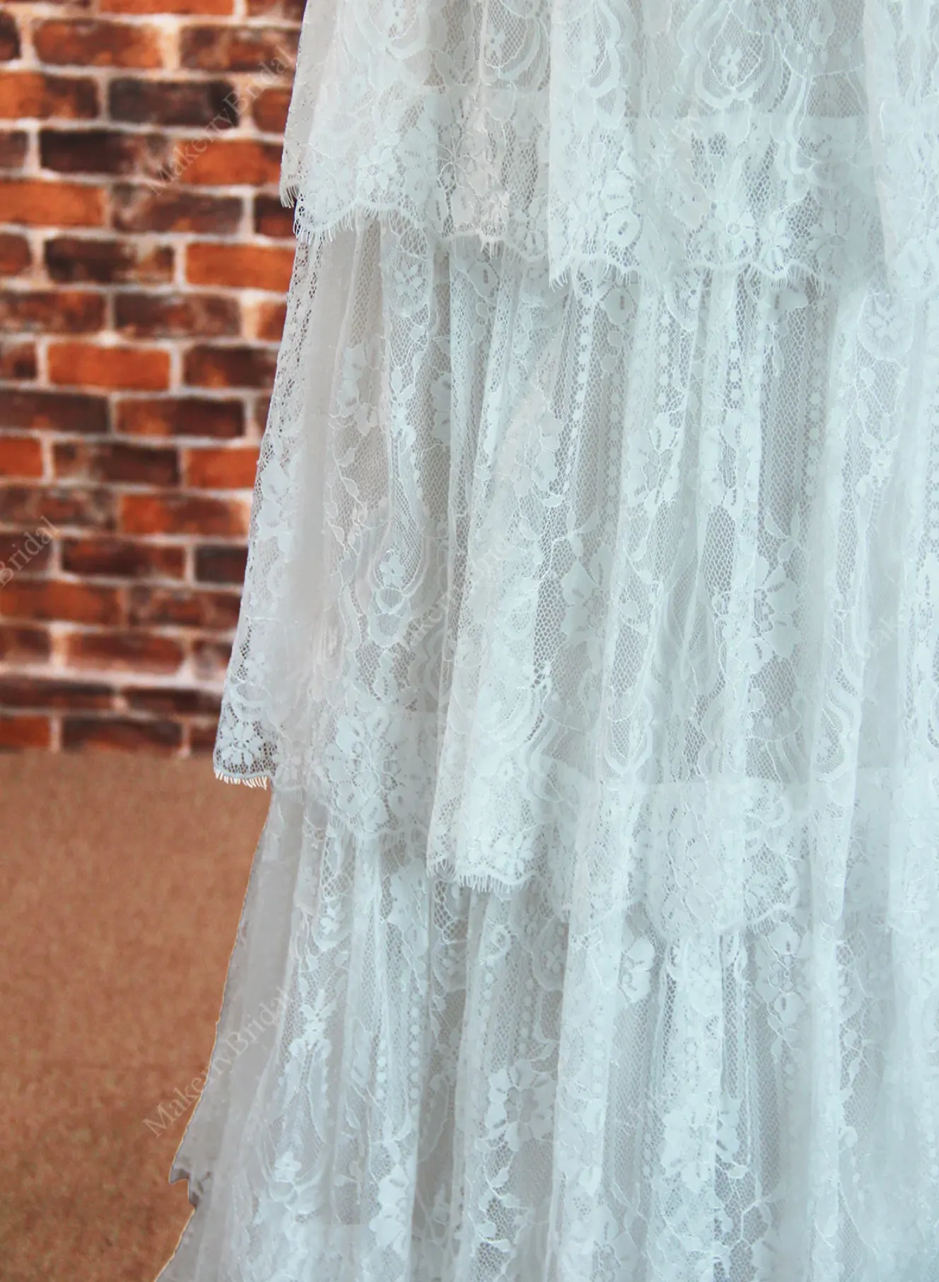 Dream Bohemian Elegant Lace Wedding Dress