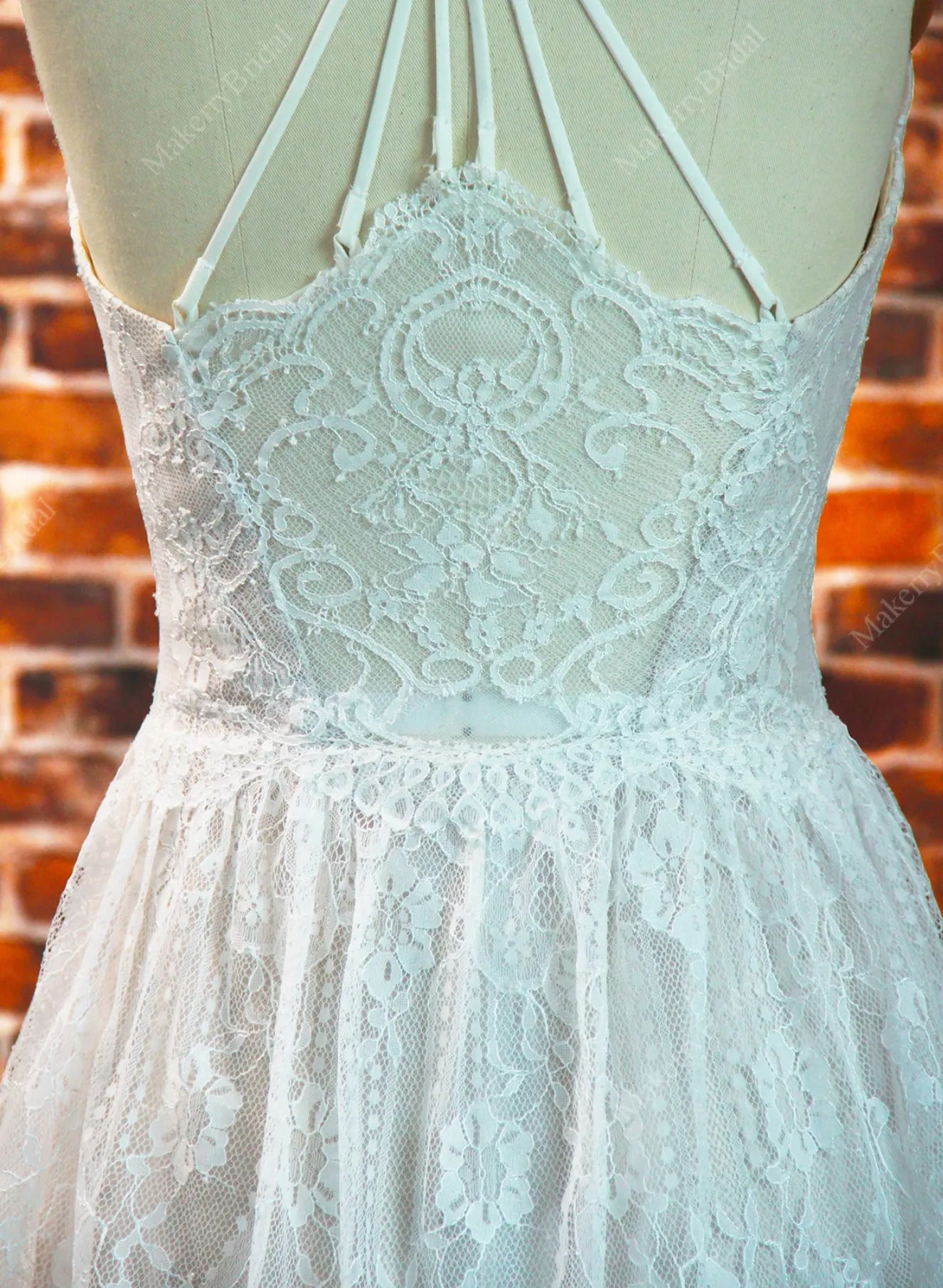 Dream Bohemian Elegant Lace Wedding Dress