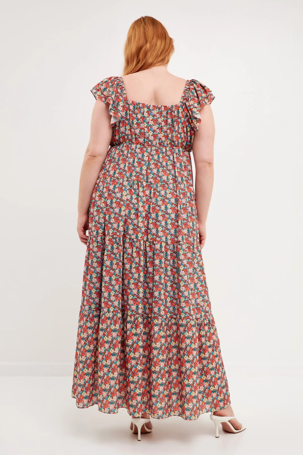 English Factory - Floral Tiered Maxi Dress