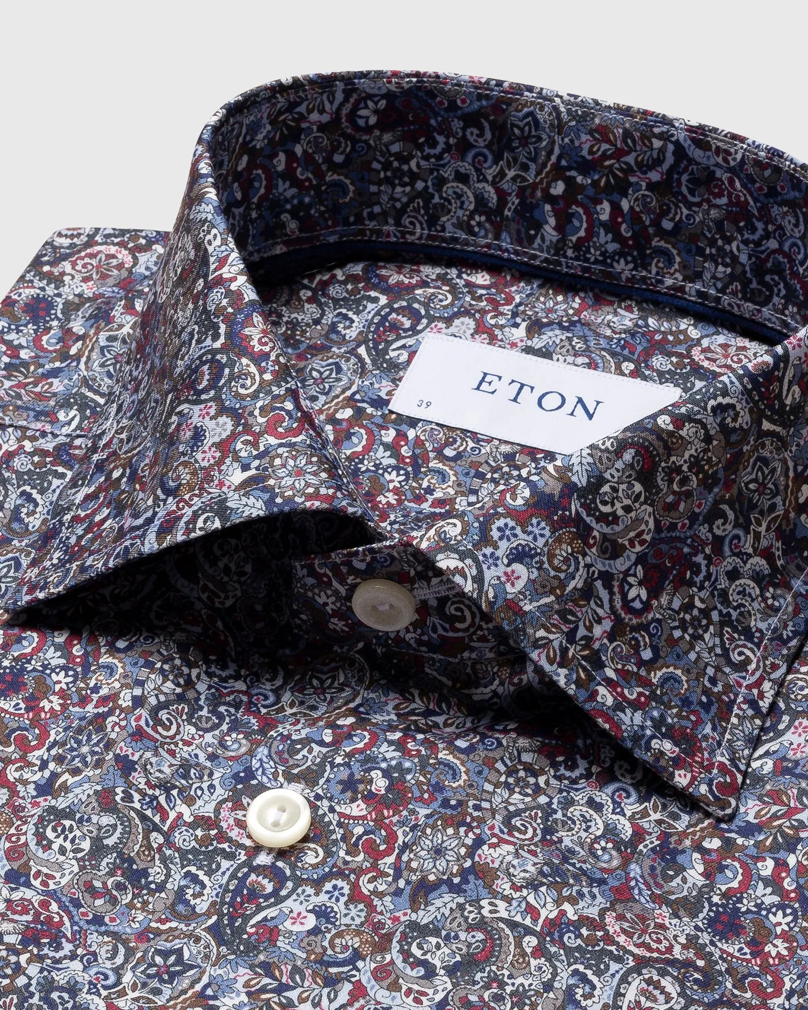 ETON 10000308355 PAISLEY SLIM SC SHIRT