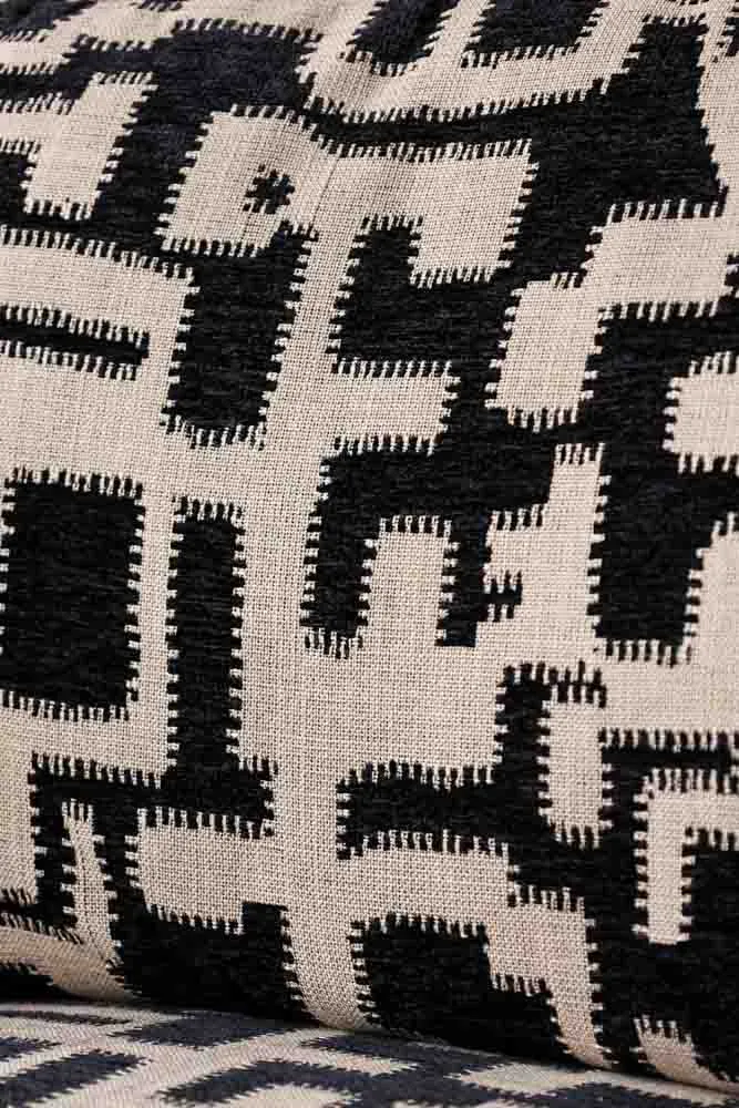 Fabulous Monochrome Pattern Club Chair