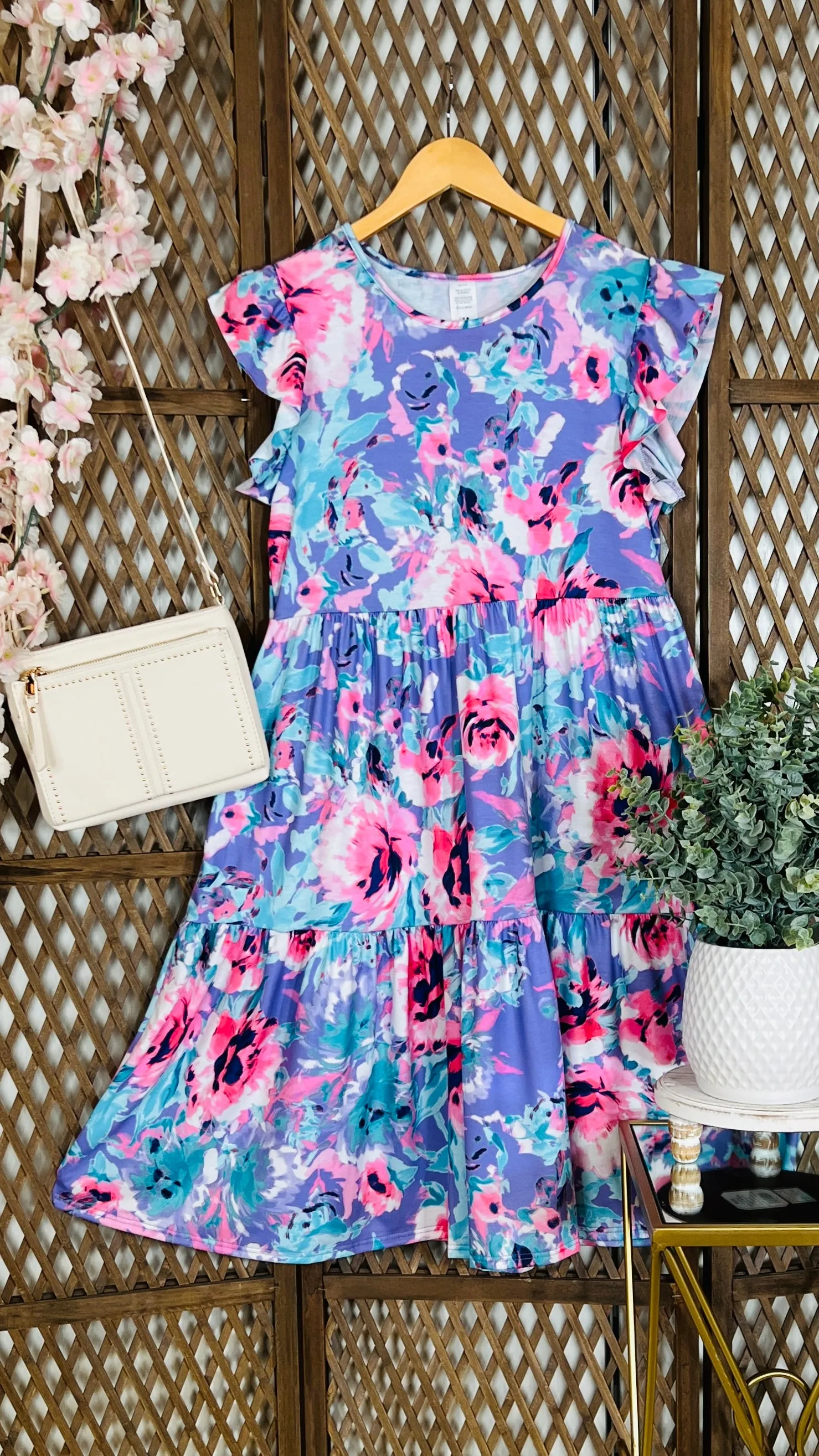 Floral Tiered Dress