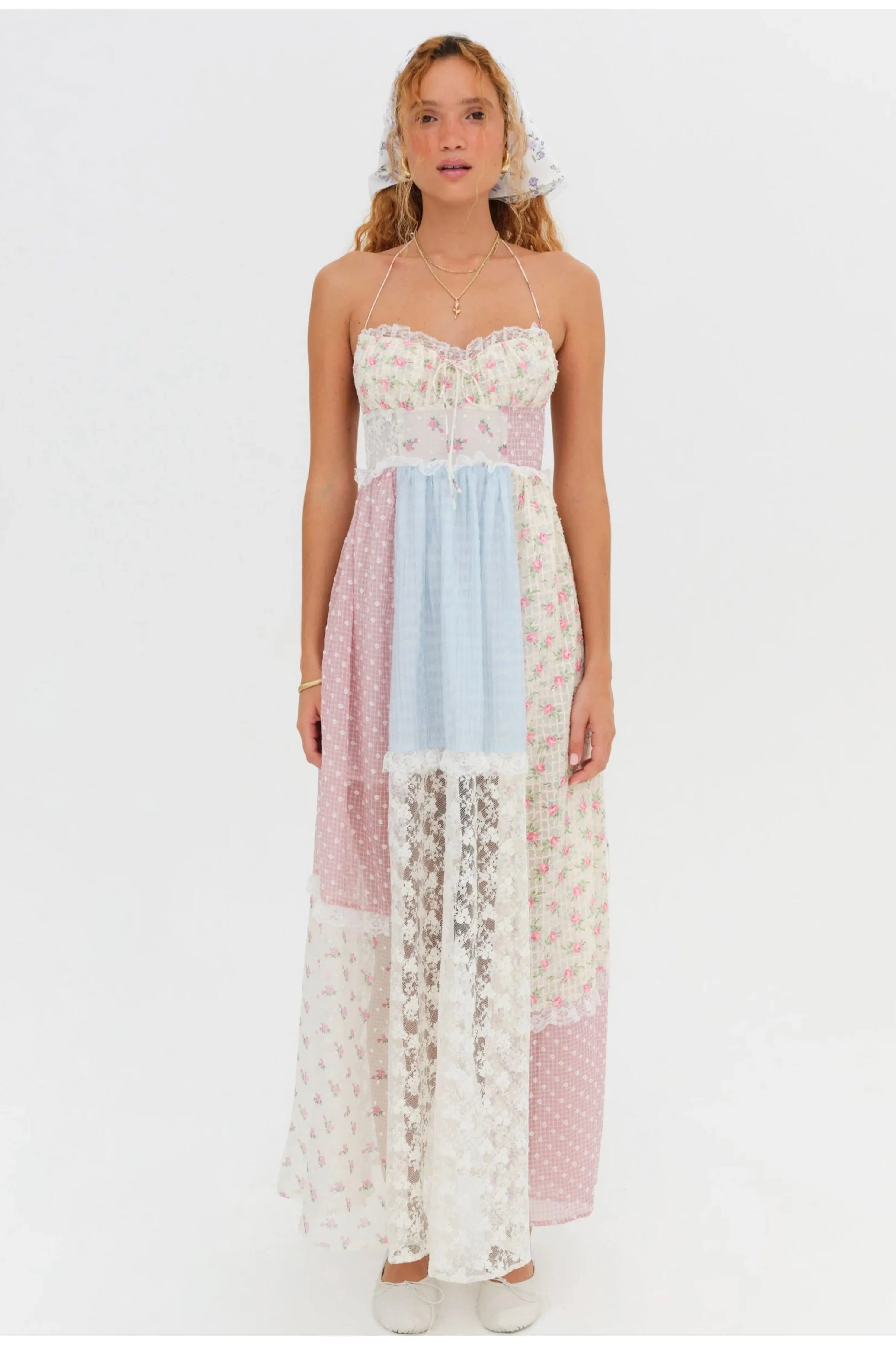 FOR LOVE & LEMONS | Elula Maxi Dress - Pink