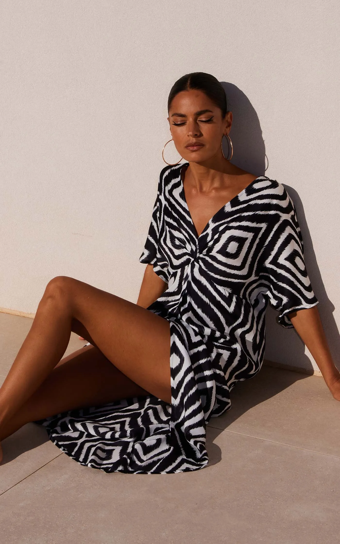 HALO Makuna Kaftan in Ikat