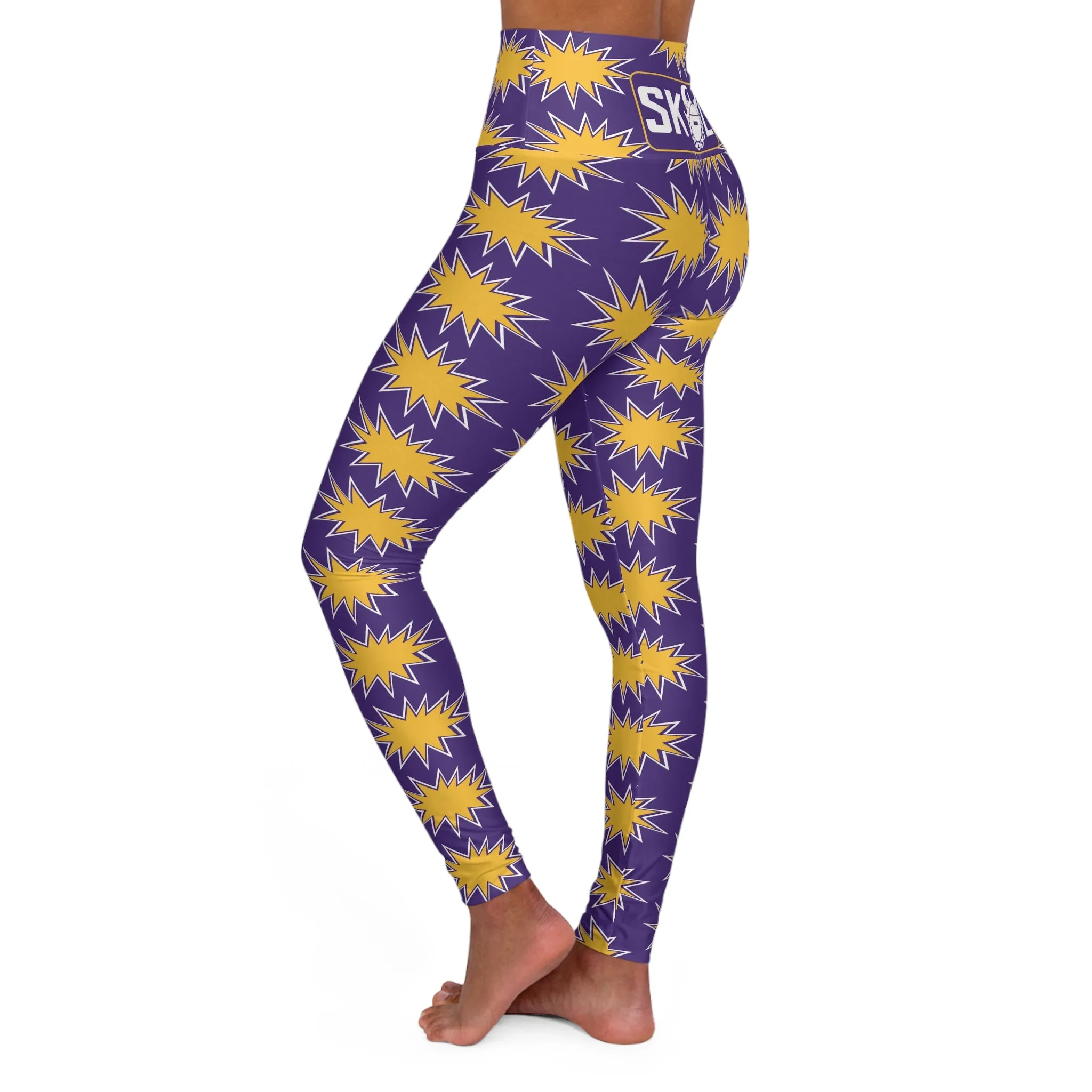 High Waisted Yoga Leggings - Booms