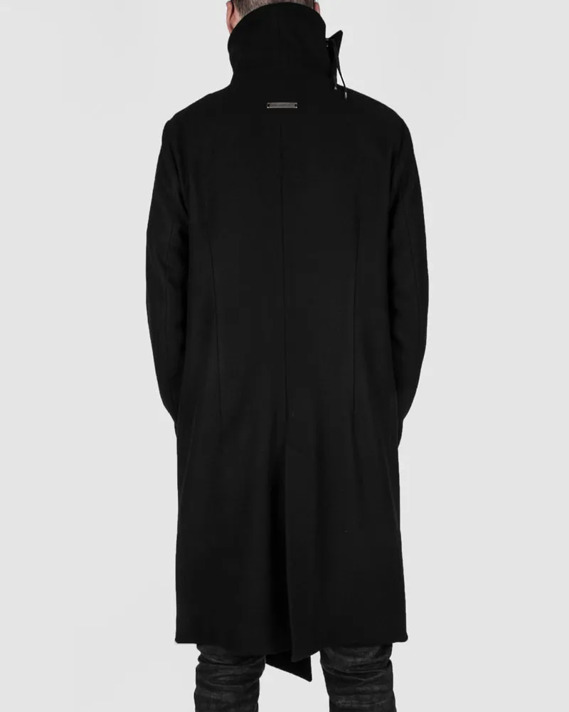 Highneck wool coat