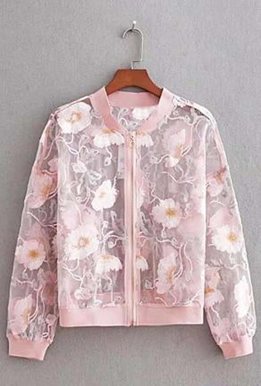 JUNIPER - SHEER FLORAL JACKET