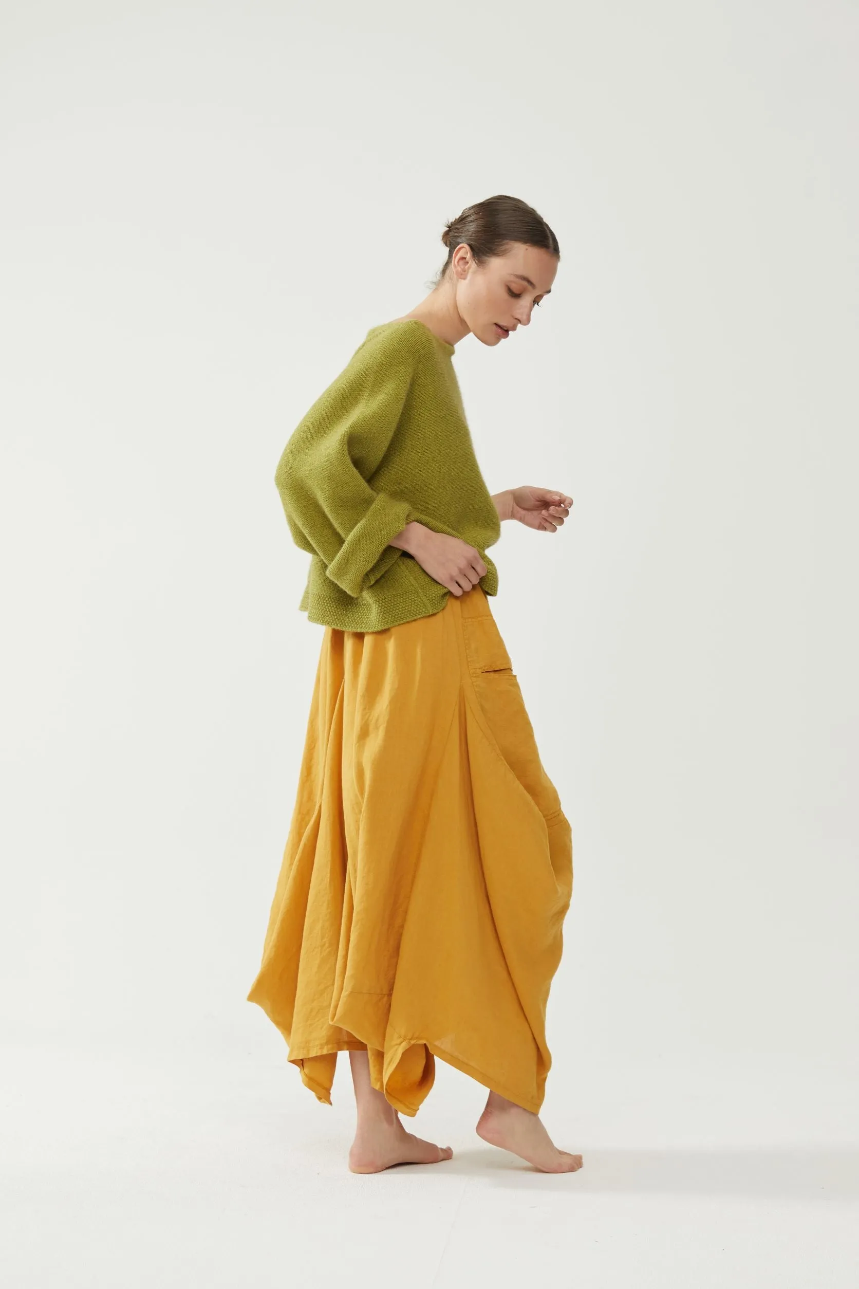 Kiitos Pocket Skirt Mustard