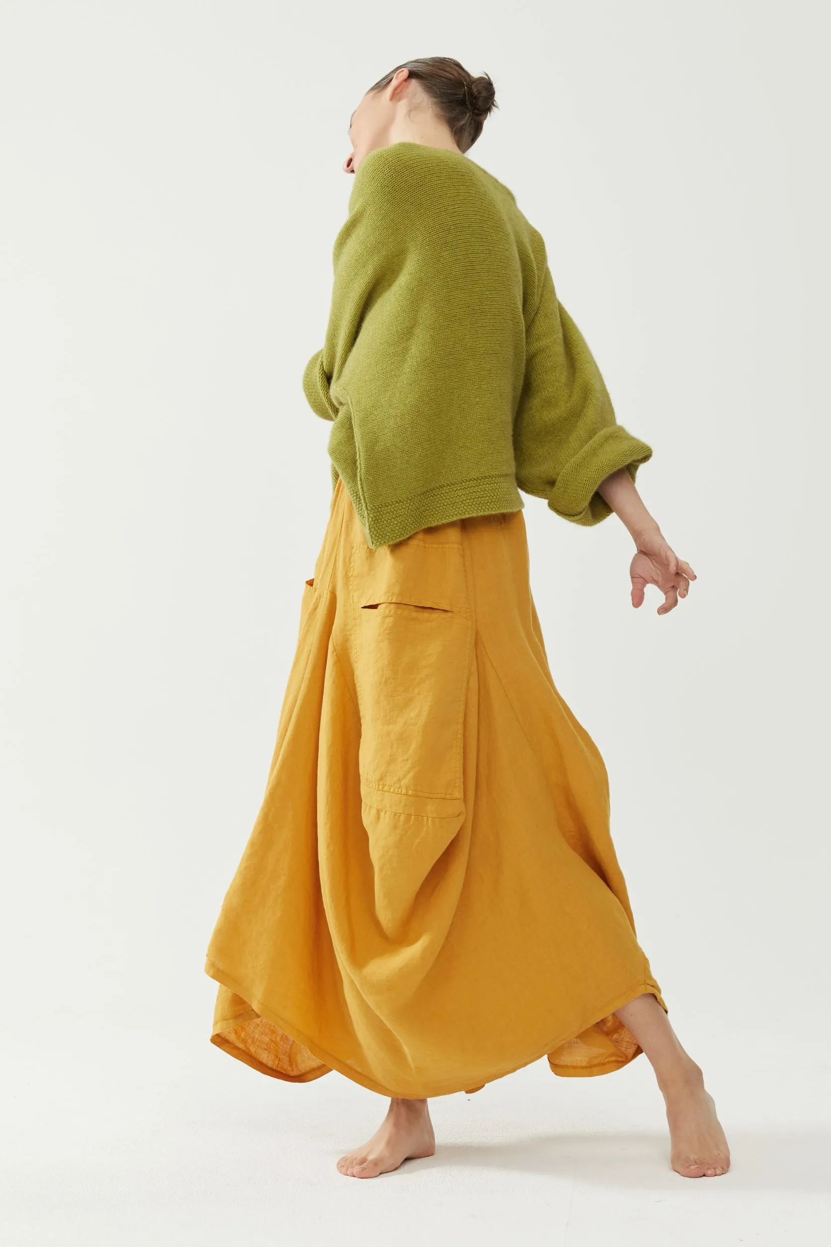 Kiitos Pocket Skirt Mustard