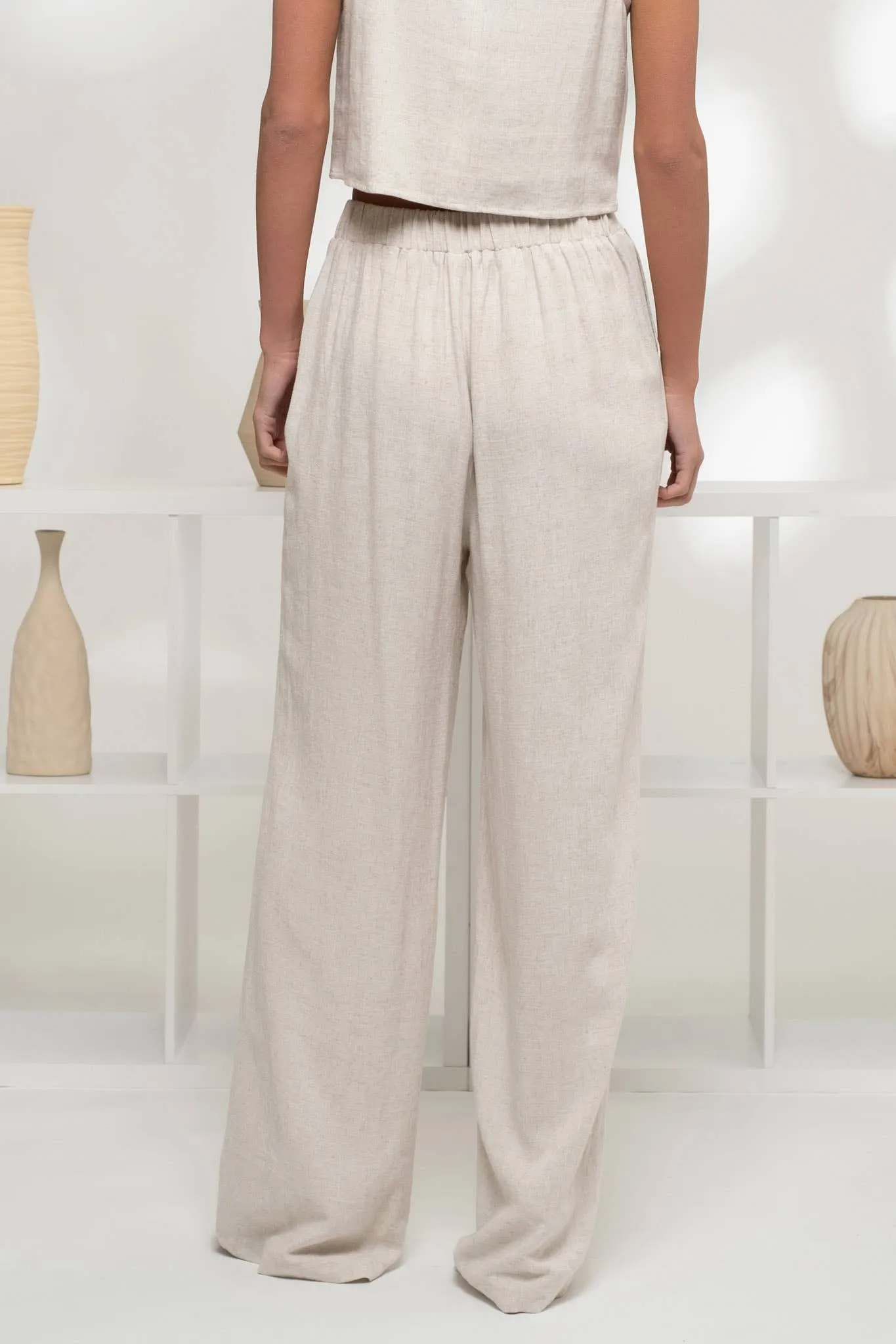 LINEN LONG PANTS