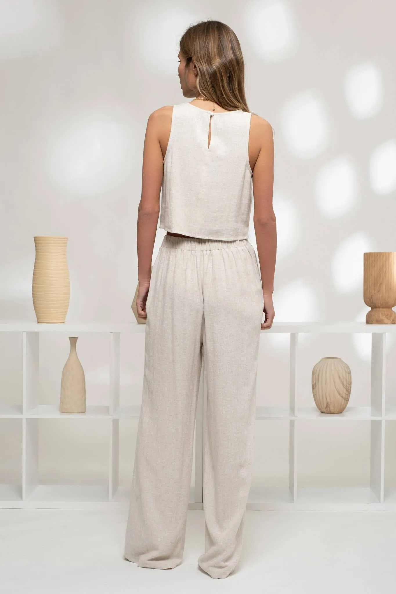 LINEN LONG PANTS