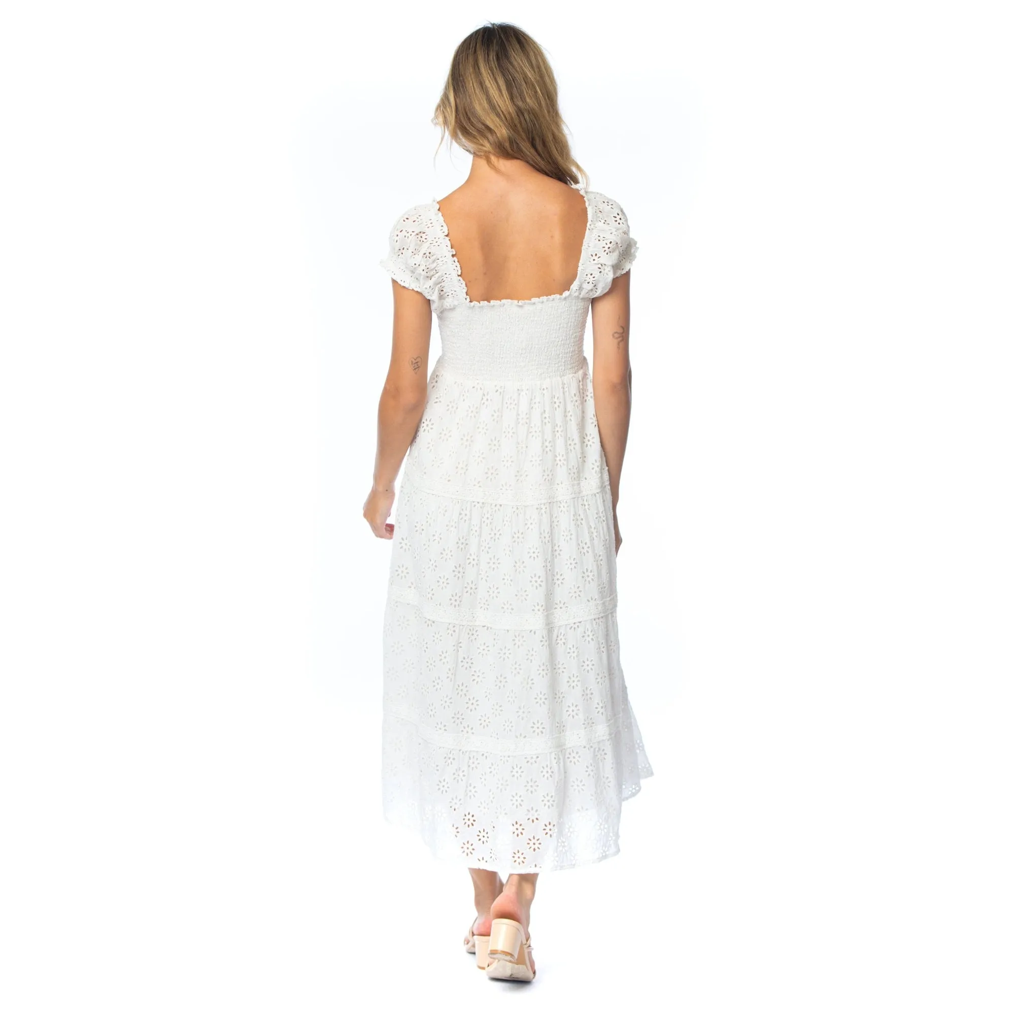 Mahila x Tolani: Evelyn White Dress