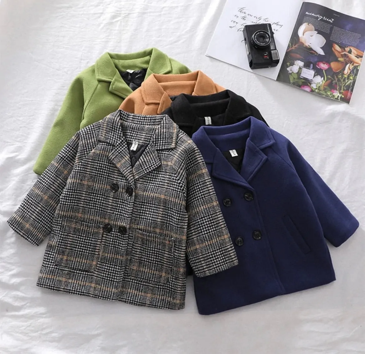 Mateo - Boys Double Breasted Wool Coat