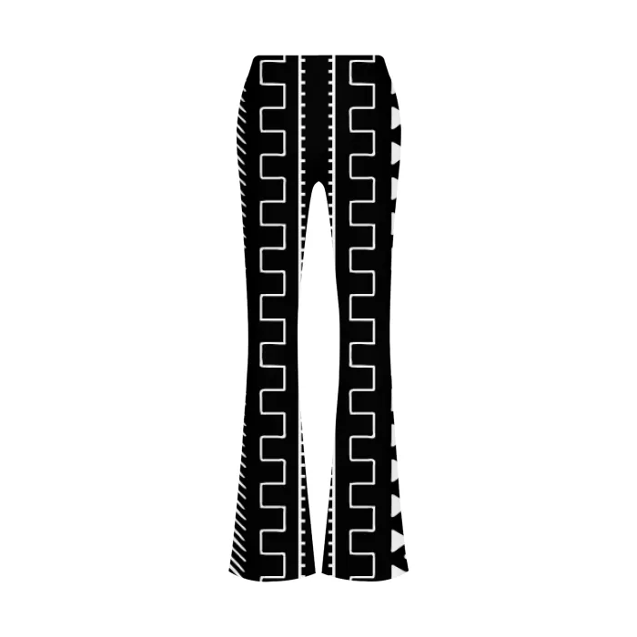 Mudcloth BlackWomen's High Waisted Pants