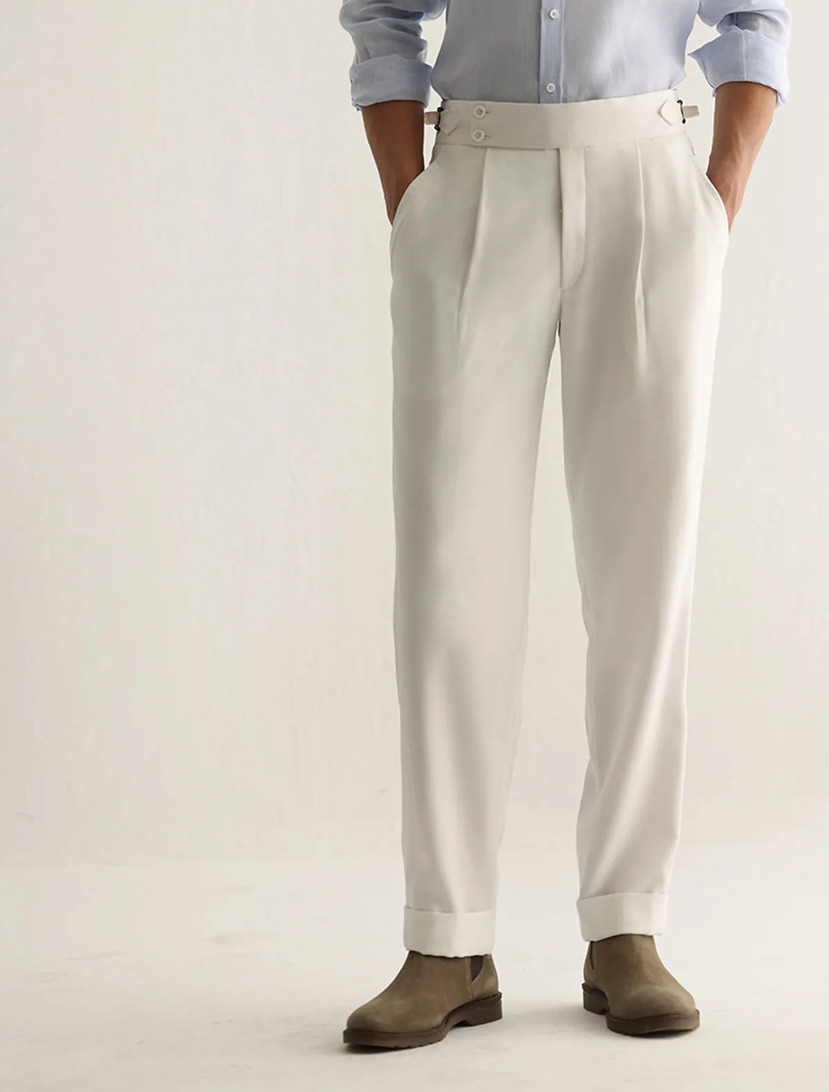 OFF-WHITE HIGH WAISTED PANTS