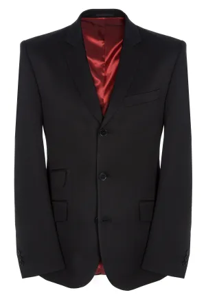 Plain Black Suit Jacket