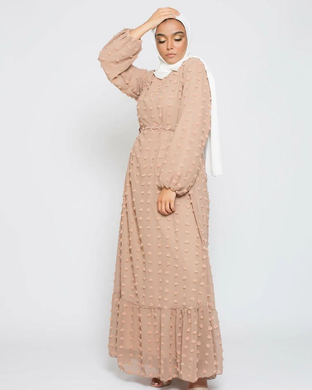 Plus Size Floral Maxi for Middle Eastern Women