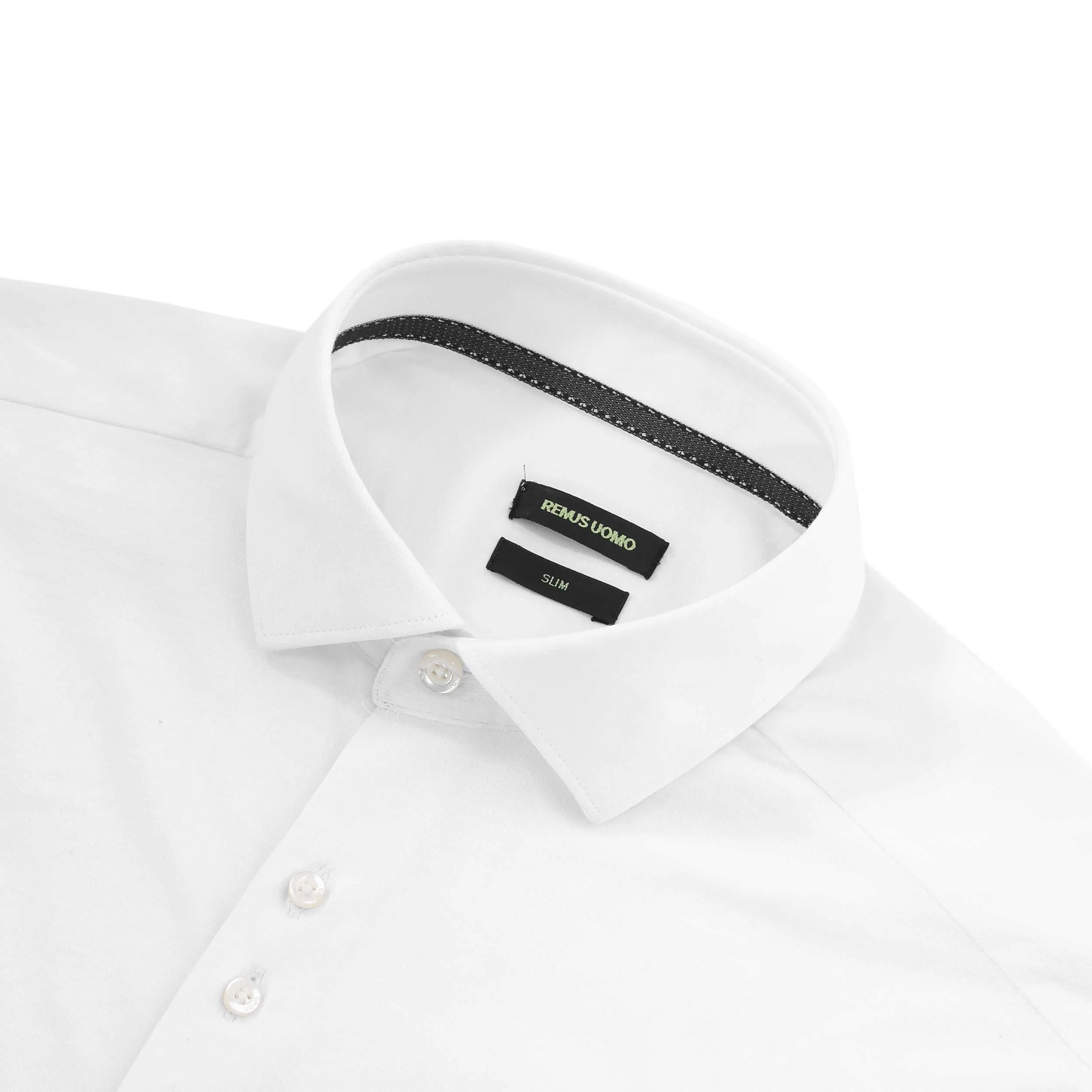 Remus Uomo Kirk Jersey Shirt in White