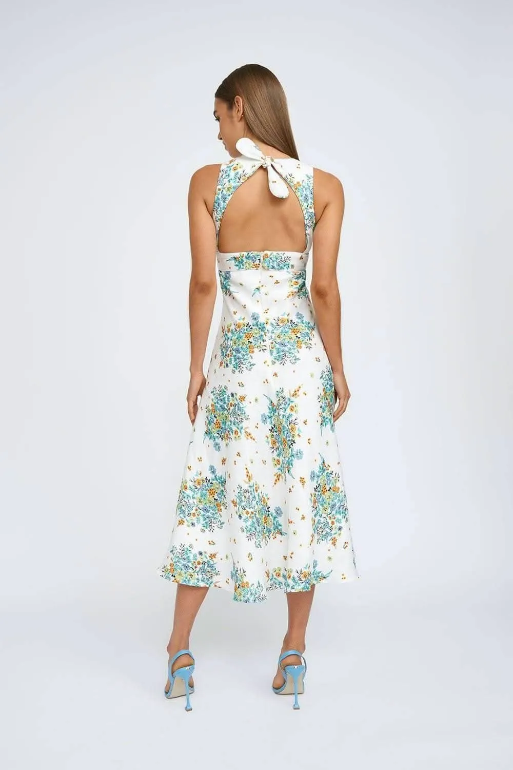 Roma Floral Midi Dress