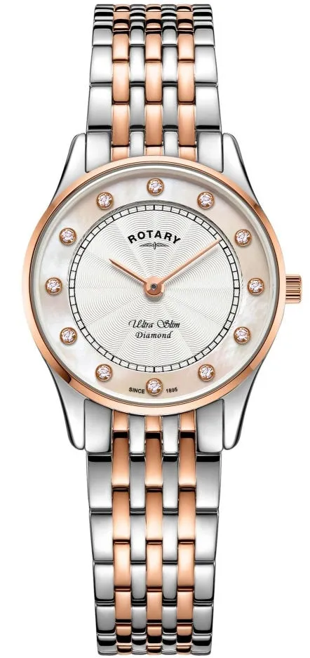 ROT Watch Ultra Slim Two Tone Rose Gold PVD