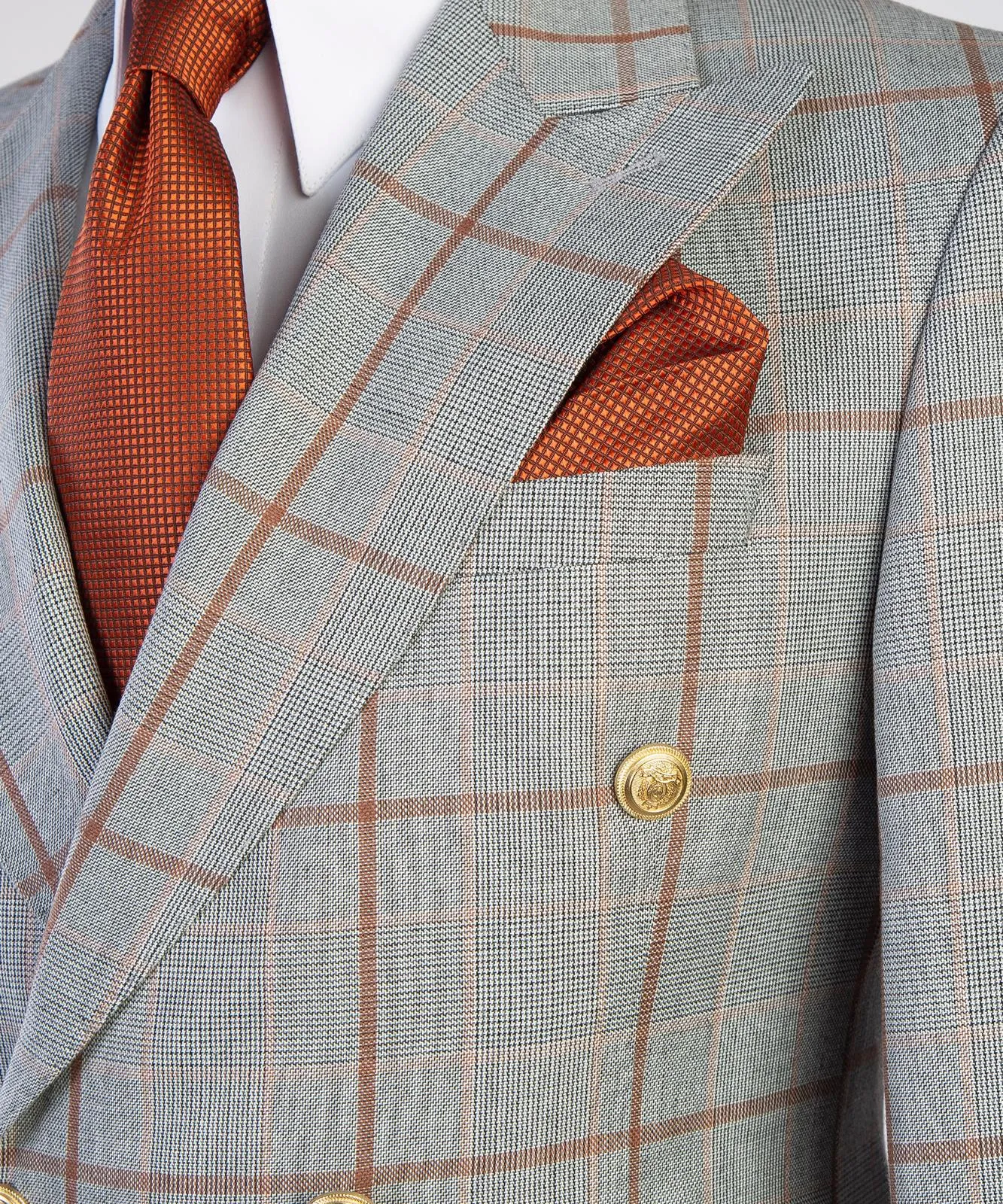 Sartoria Striped Ash Suit Men