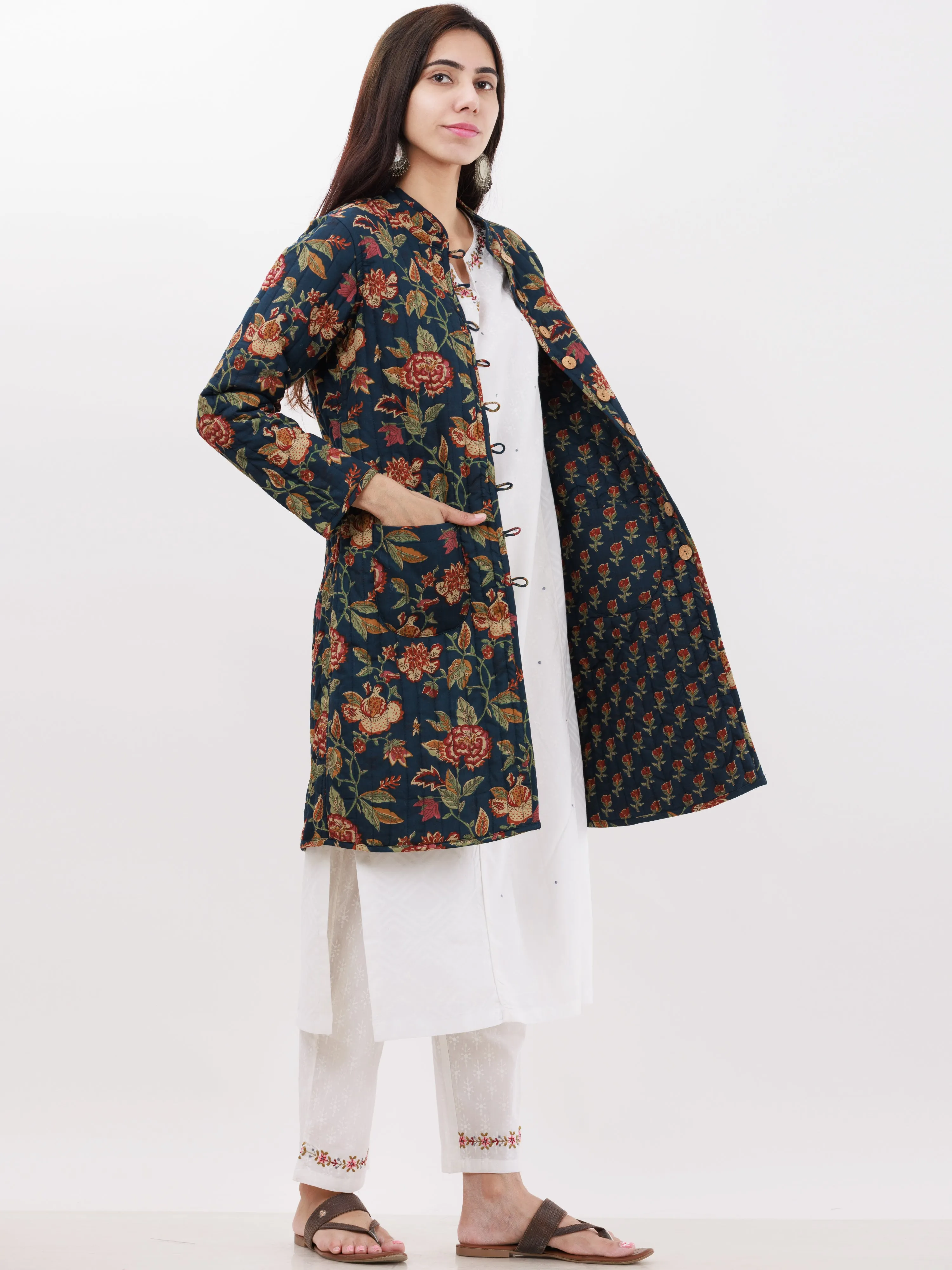 Shishir Sameera Quilted Reversible Jacket