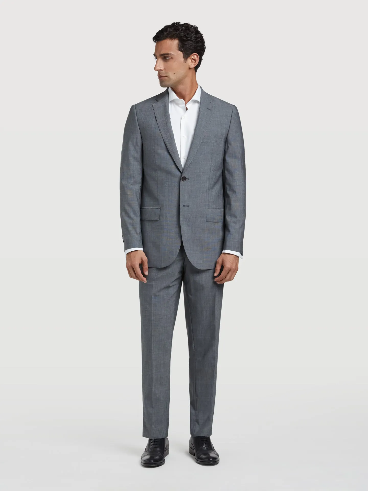 Slim Fit Business Nailhead Suit