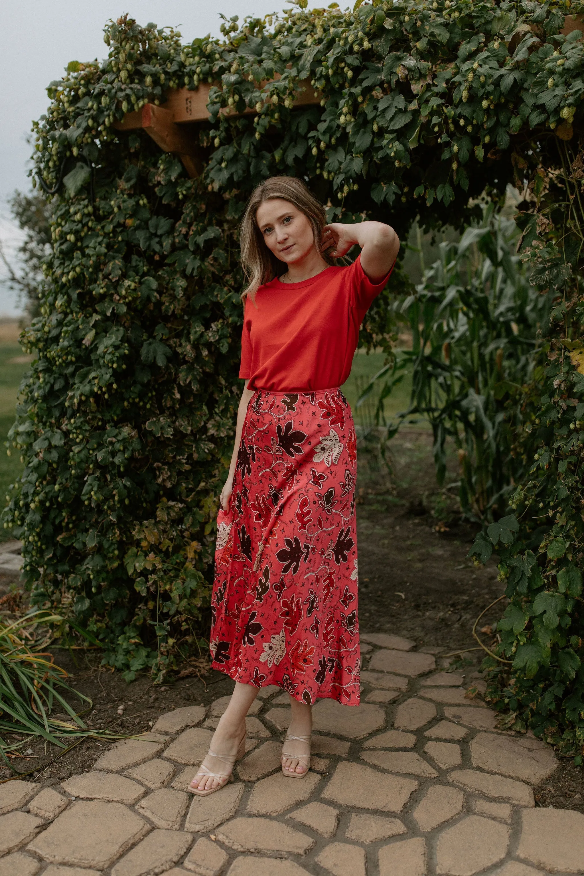 The Rin Skirt by Part Two - Calypso Coral