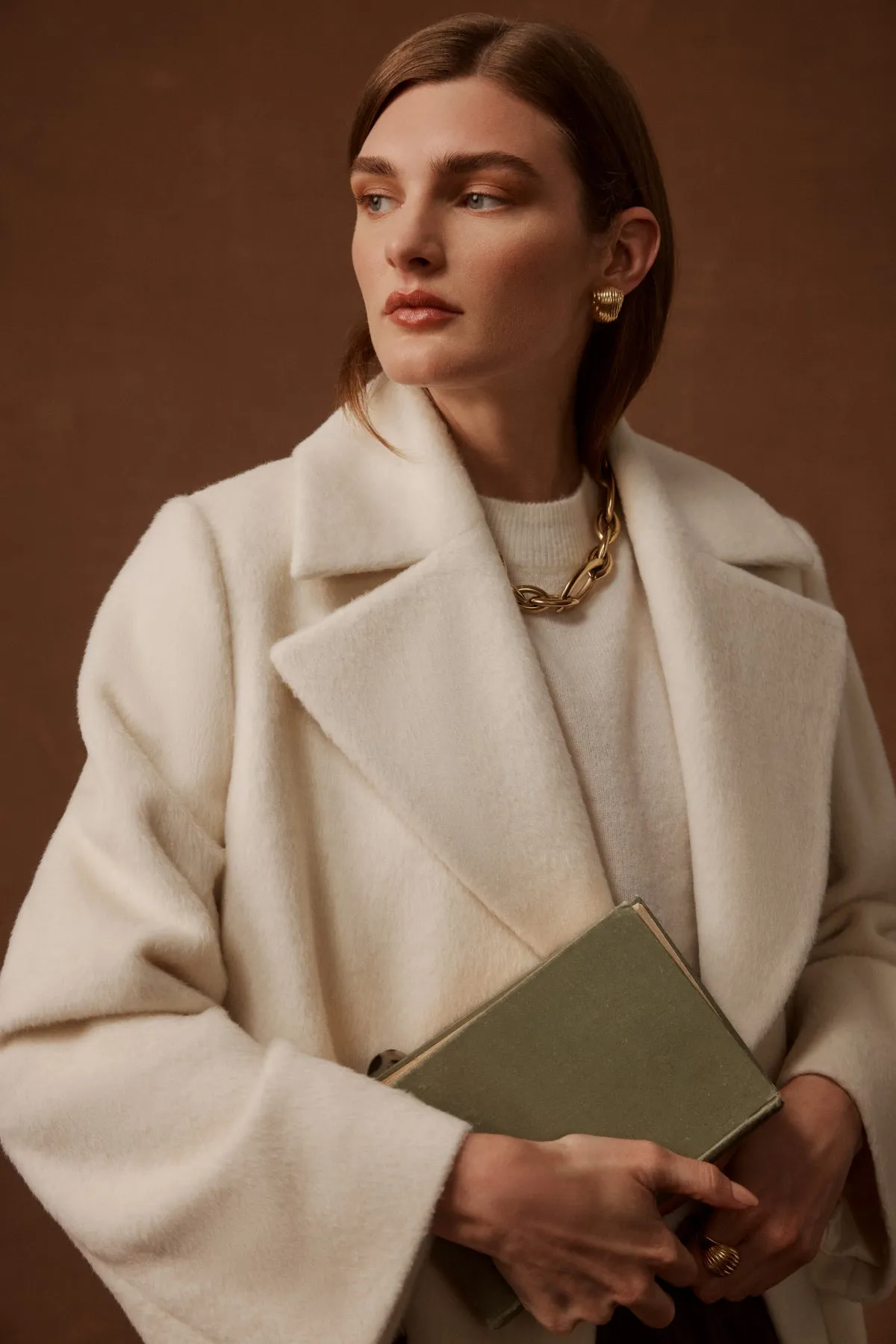 Vicuna Coat - Winter White