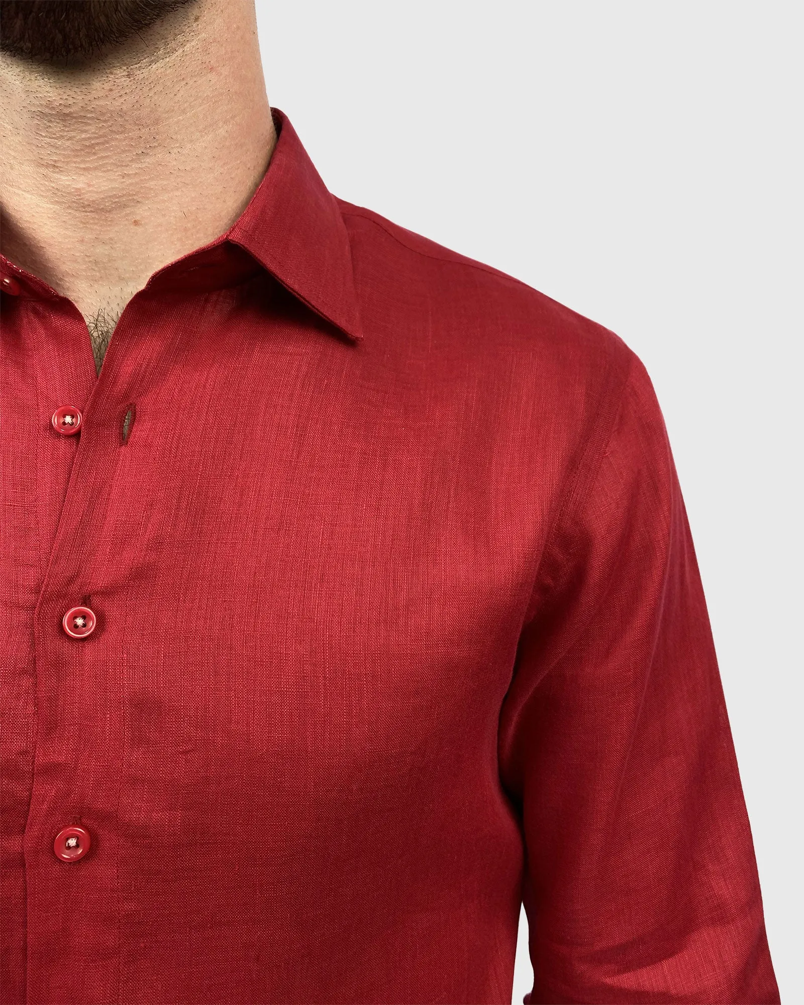 VINCENT & FRANKS S183600 RED SLIM SC SHIRT