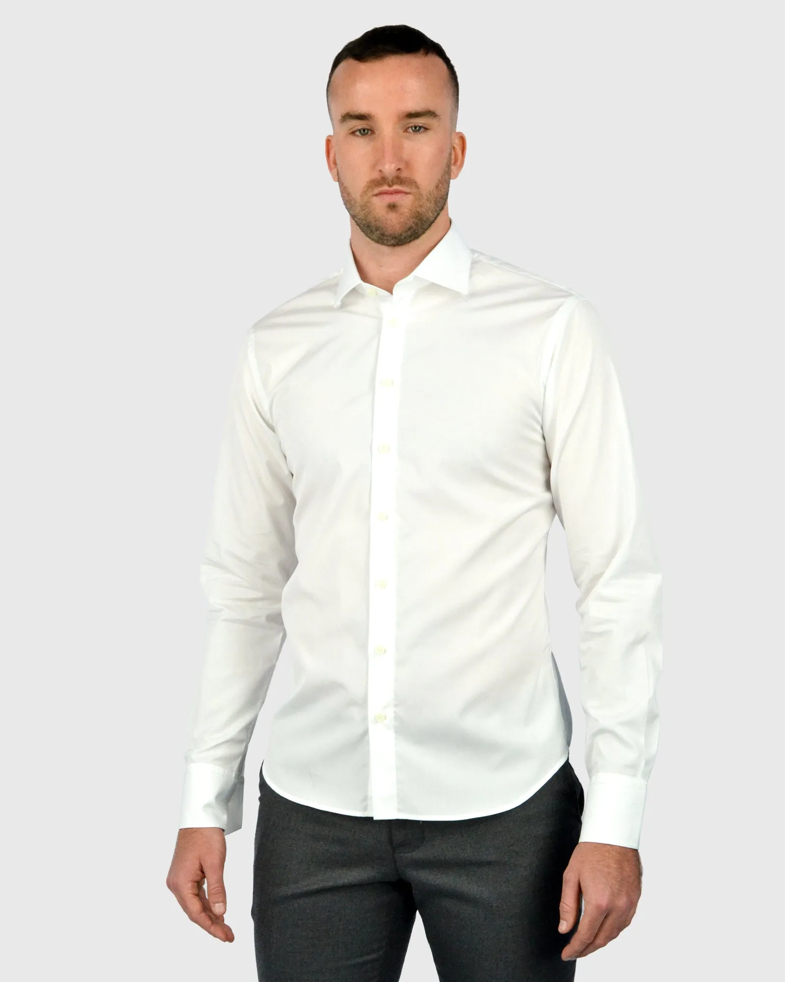 VINCENT & FRANKS W237844W WHITE SLIM SC SHIRT