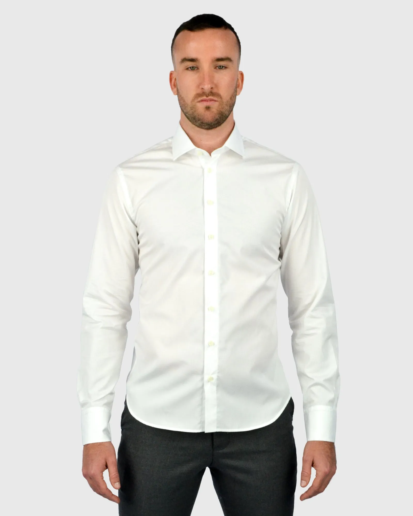 VINCENT & FRANKS W237844W WHITE SLIM SC SHIRT