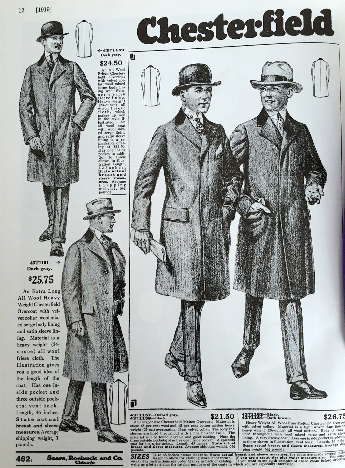 Vintage 1910s - 1920s BEEKAY Men's Chesterfield Coat