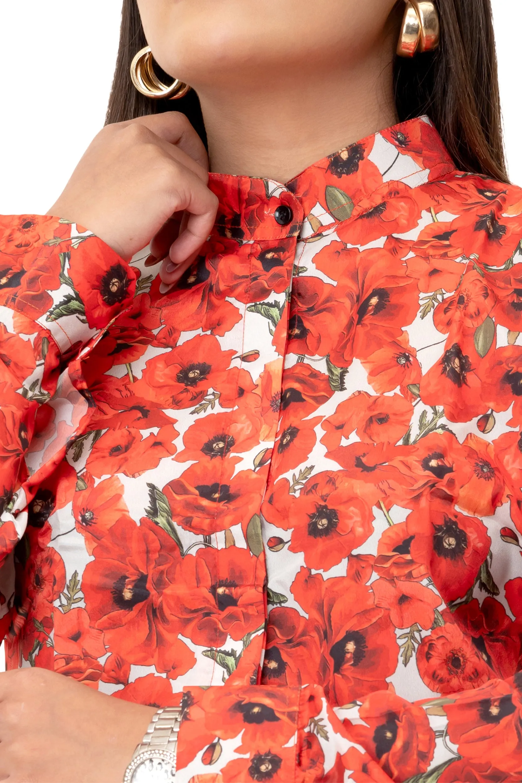 Whispering Roses Floral Shirt