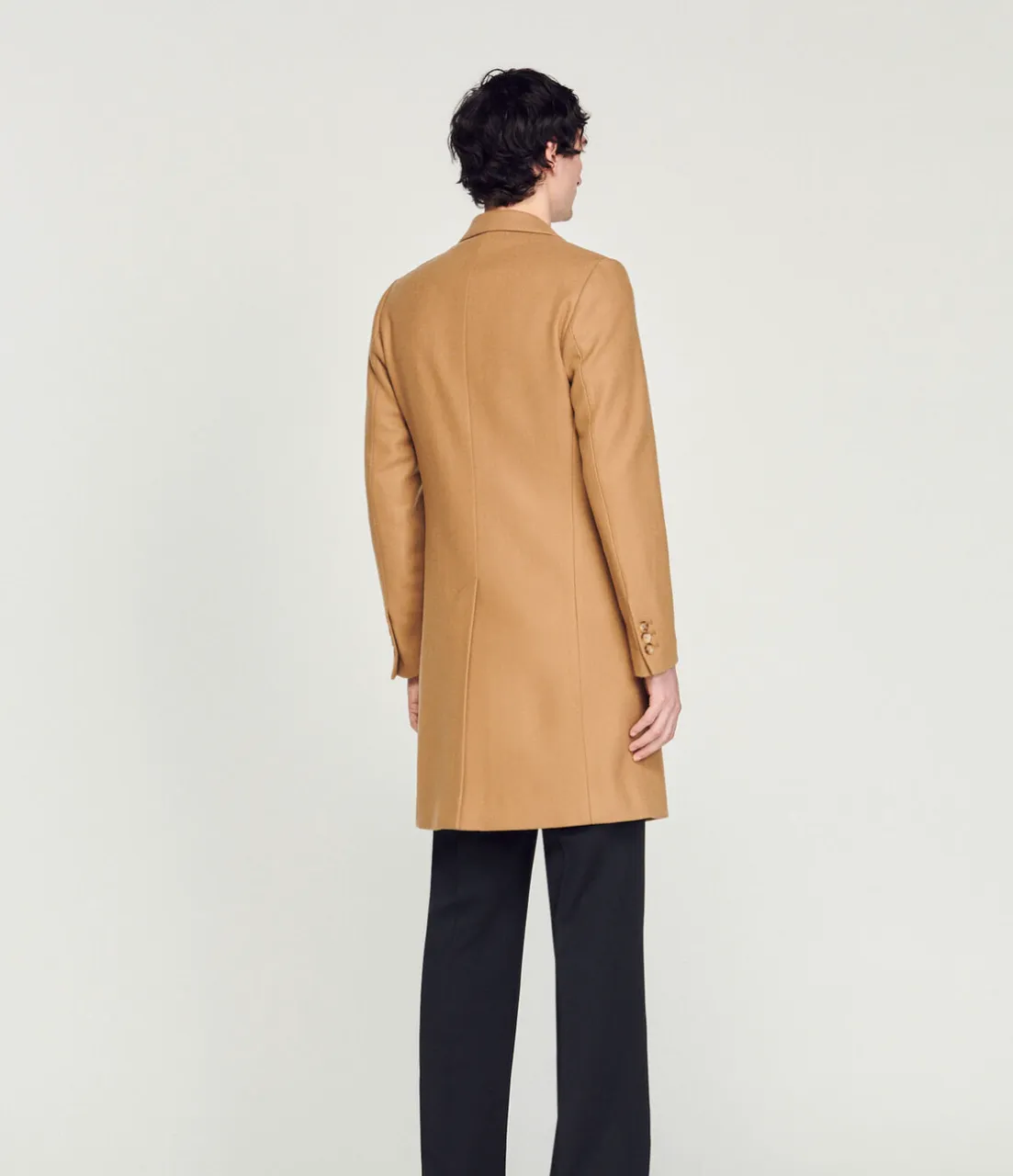 Wool and cashmere coat